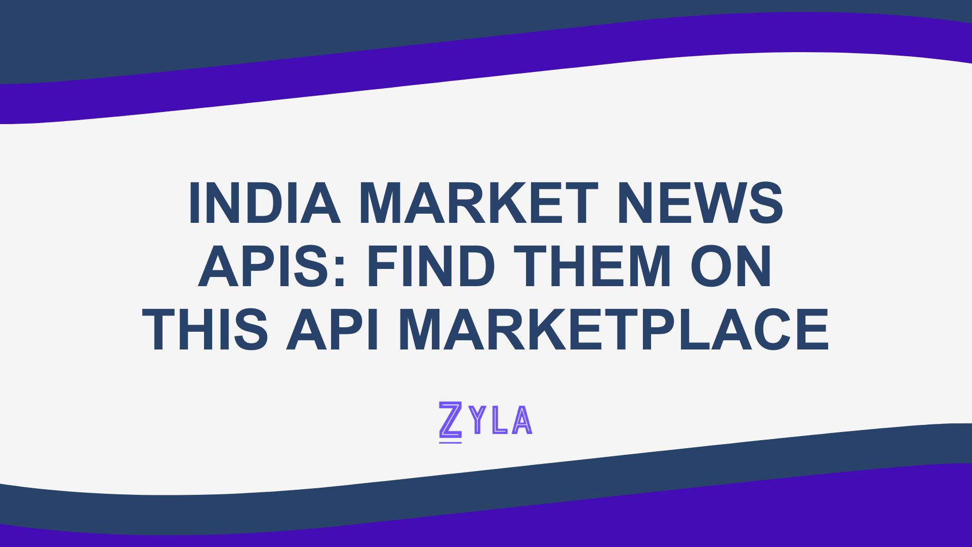 India Market News APIs: Find Them On This API Marketplace