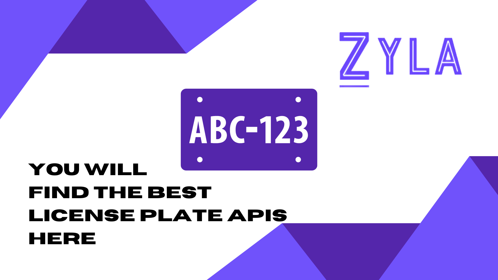 You Will Find The Best License Plate APIs Here