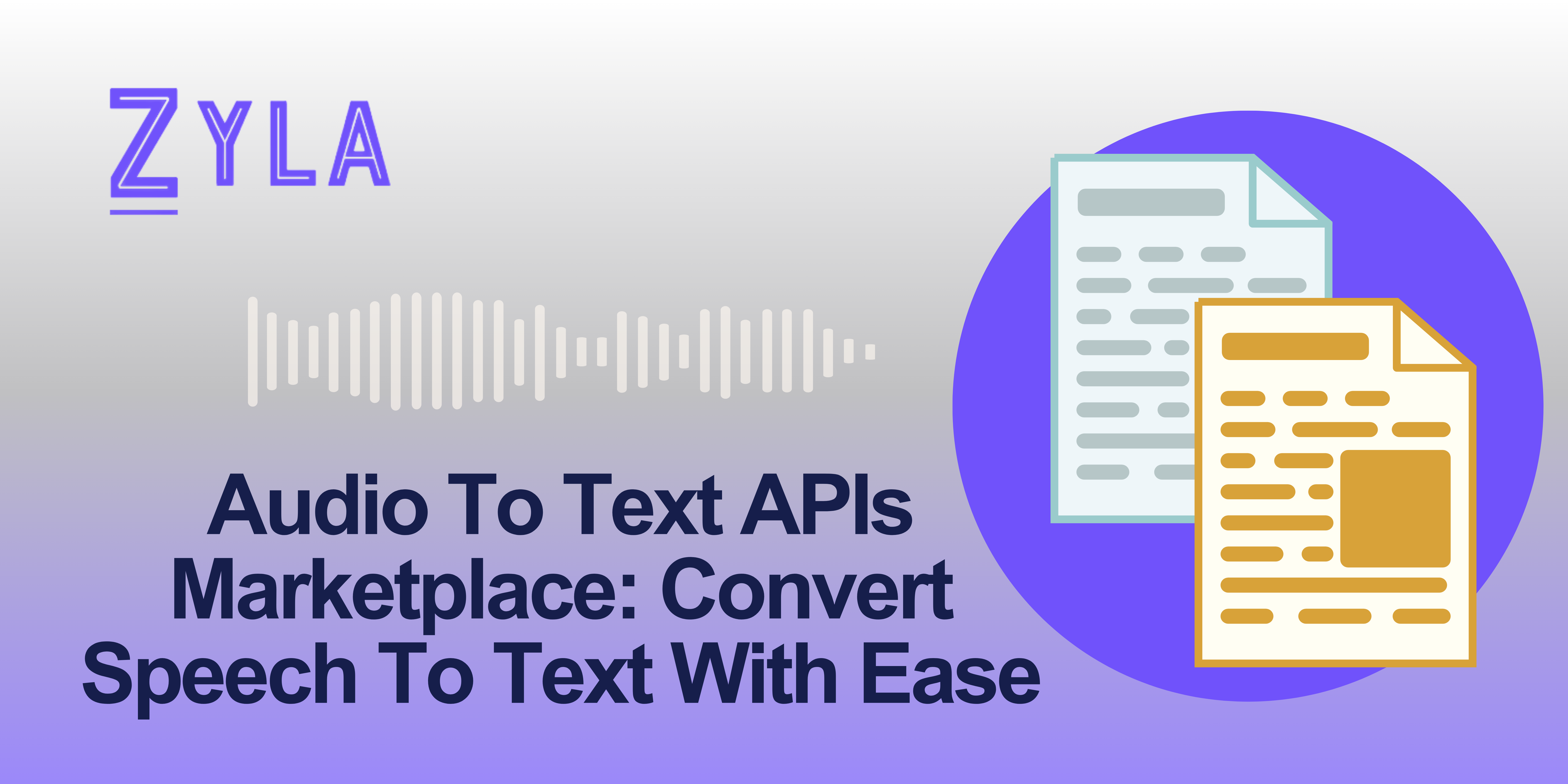 Audio To Text APIs Marketplace: Convert Speech To Text With Ease