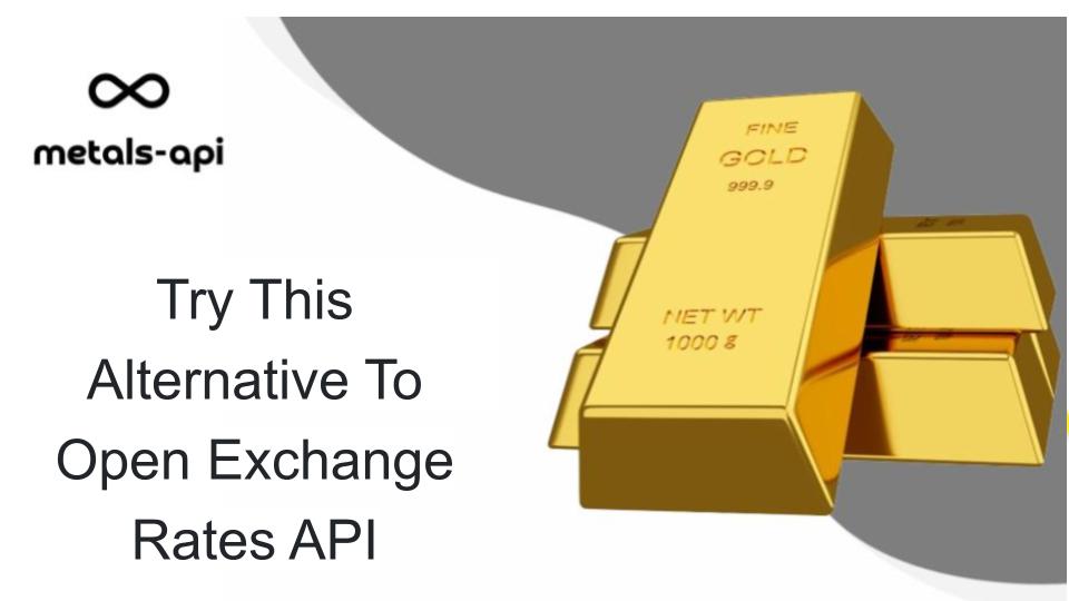 Try This Alternative To Open Exchange Rates API