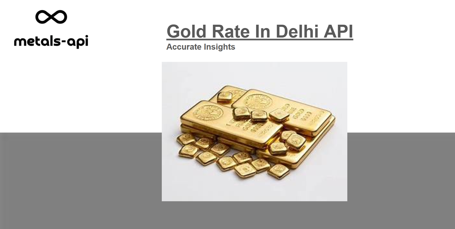 Gold Rate In Delhi API: Accurate Insights