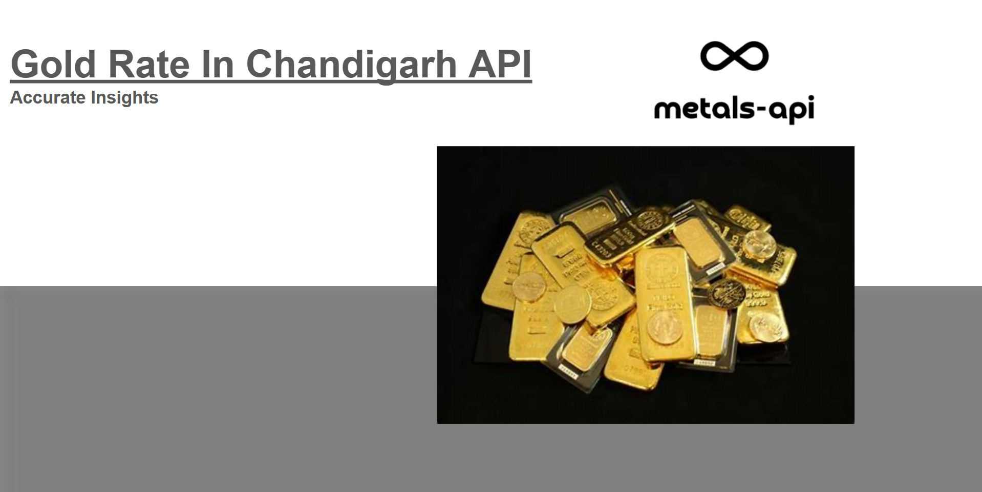 Gold Rate In Chandigarh API: Accurate Insights
