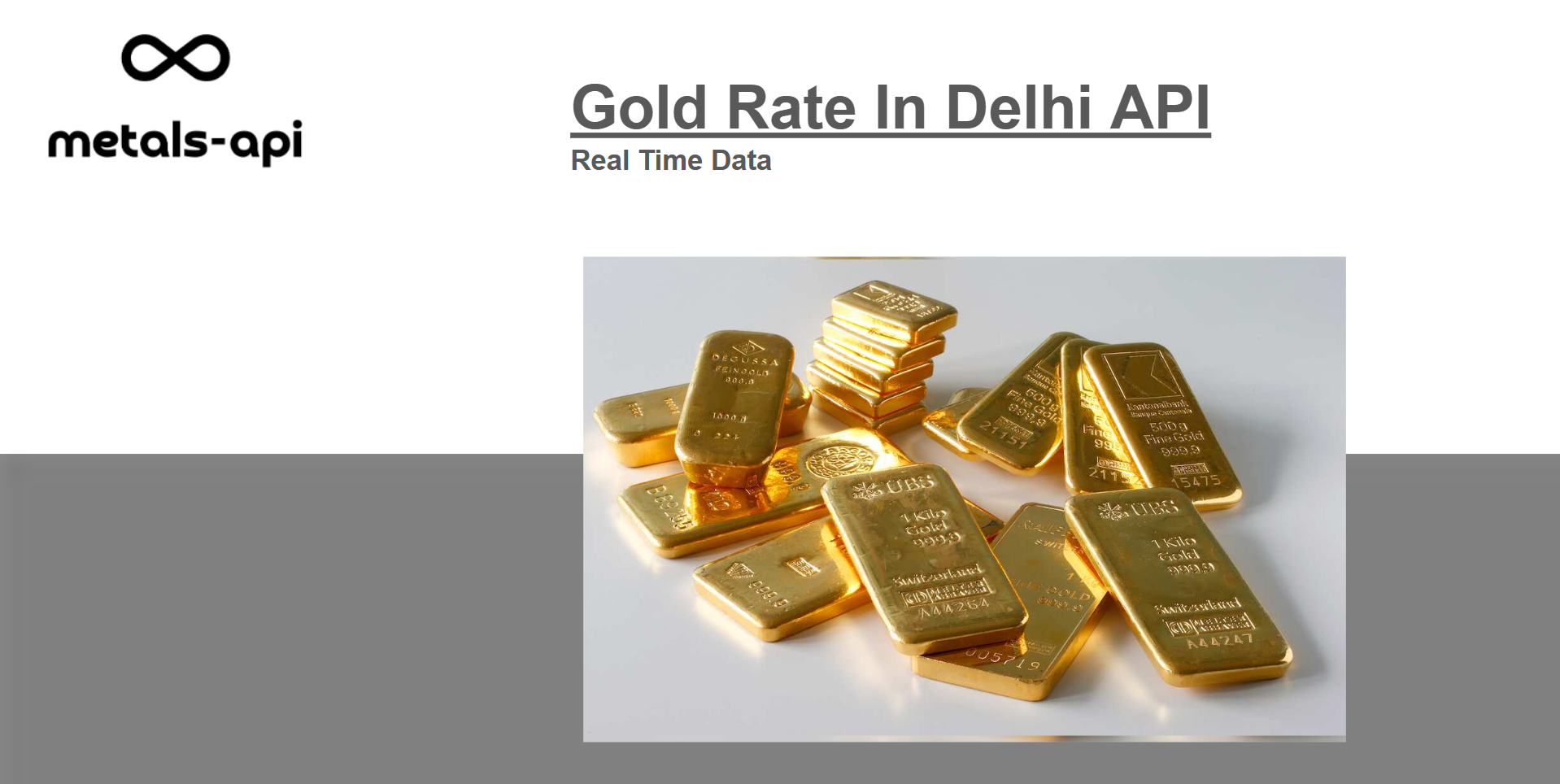 Real Time Gold Rate In Delhi Data API